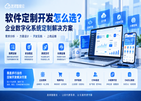 软件定制开发怎么选？企业数字化系统定制解决方案