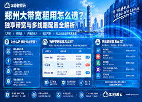 郑州大带宽租用怎么选？独享带宽与多线路配置全解析