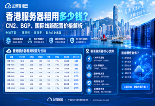 香港服务器租用多少钱？CN2、BGP、国际线路配置价格解析