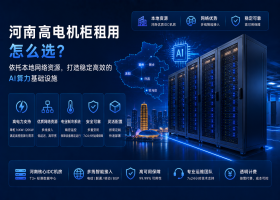 河南高电机柜租用怎么选？依托网络带宽优势打造AI算力基础设施