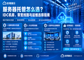 服务器托管怎么选？IDC机房、带宽线路与运维选择指南