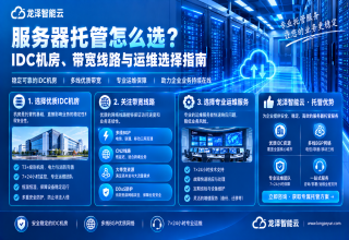 服务器托管怎么选？IDC机房、带宽线路与运维选择指南